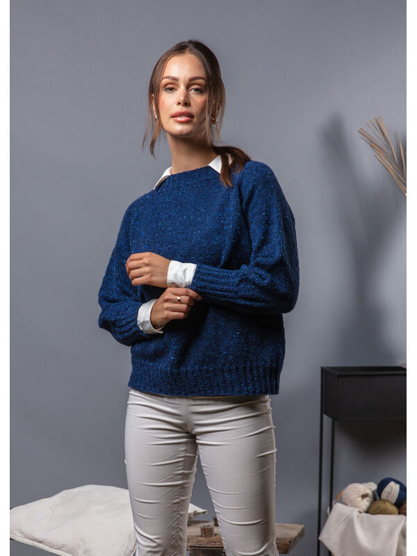 FILATI Studio TOPDOWN PULLOVER Landlust Soft Tweed 180