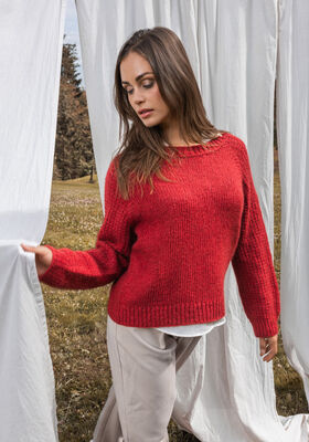 TOPDOWN PULLOVER Brigitte No. 2 fra FILATI Studio