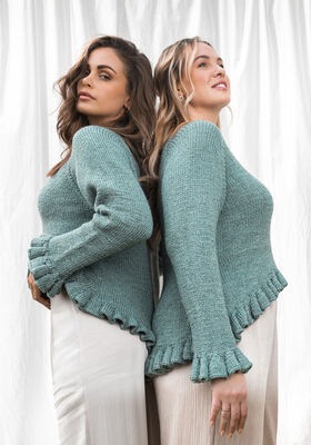 TOPDOWN PULLOVER New Classic fra FILATI Studio