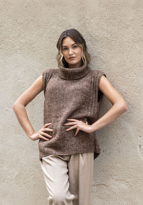 SLIPOVER Natural Alpaca Pelo fra FILATI Studio