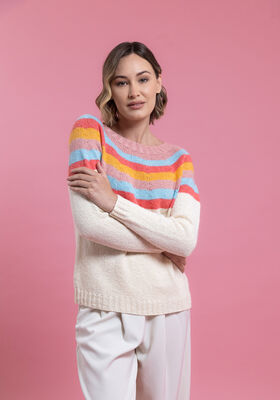TOP DOWN PULLOVER Ecopuno fra FILATI Studio