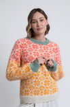FILATI Studio PULLOVER MED MØNSTER Natural Alpaca Pelo