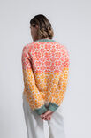 FILATI Studio PULLOVER MED MØNSTER Natural Alpaca Pelo