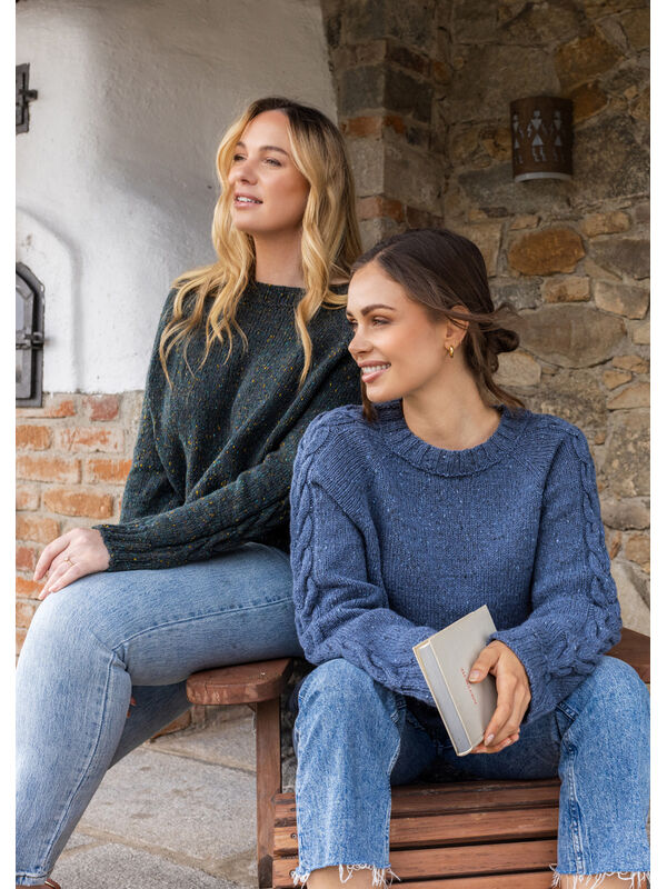 FILATI Studio TOPDOWN PULLOVER Landlust Soft Tweed 180
