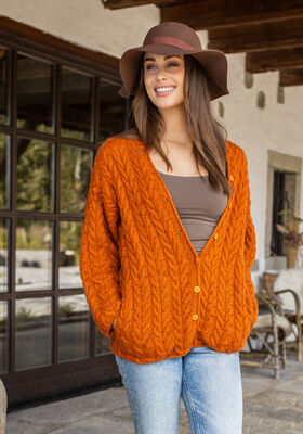 TOP DOWN CARDIGAN Brigitte No. 2 fra FILATI Studio