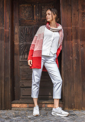 LANG CARDIGAN Landlust Soft Tweed 90 fra FILATI Studio