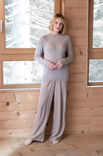 FILATI Studio TOP DOWN PULLOVER Natural Lama Fine