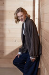 FILATI Studio TOP DOWN CARDIGAN Natural Lama Fine