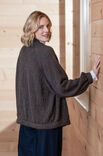 FILATI Studio TOP DOWN CARDIGAN Natural Lama Fine