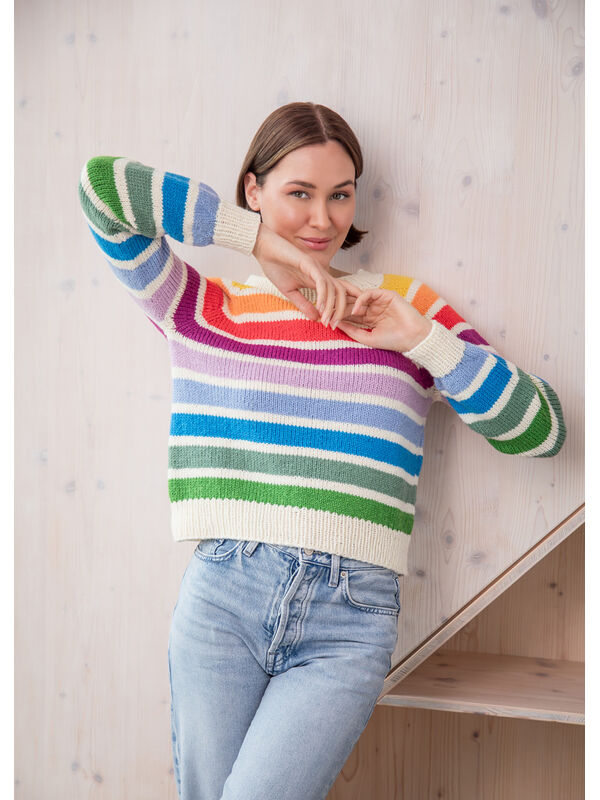 FILATI Studio TOP DOWN PULLOVER Merino Miscela