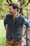 Lana Grossa VEST Landlust Soft Tweed 90 - Strikkeopskrift (SE)