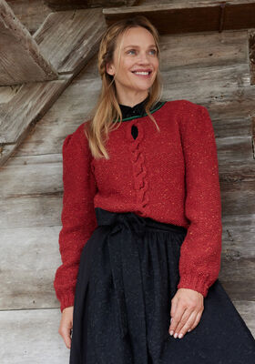 PULLOVER Landlust Soft Tweed 180 & Cool Wool - Strikkeopskrift (SE) fra Lana Grossa