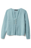 Lana Grossa CARDIGAN Ecopuno - Strikkeopskrift (SE)