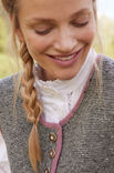 Lana Grossa VEST Landlust Soft Tweed 180 & Alpina  - Strikkeopskrift (SE)