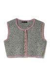 Lana Grossa VEST Landlust Soft Tweed 180 & Alpina  - Strikkeopskrift (SE)