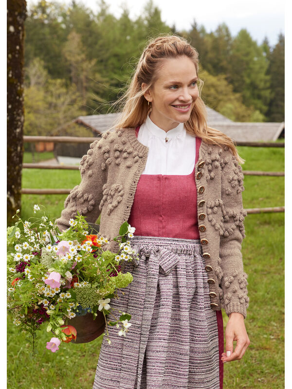 Lana Grossa CARDIGAN Alpina - Strikkeopskrift (SE)