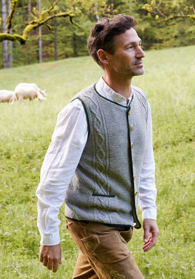 VEST (MAND) Cool Wool - Strikkeopskrift (SE) fra Lana Grossa