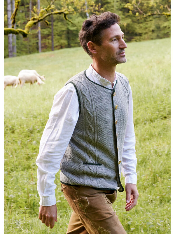 Lana Grossa VEST (MAND) Cool Wool - Strikkeopskrift (SE)