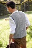 Lana Grossa VEST (MAND) Cool Wool - Strikkeopskrift (SE)