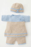 Lana Grossa KJOLE, BUKSER OG HUE Cool Wool Baby