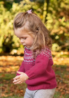SWEATER  Cool Wool Big Uni/Melange fra Lana Grossa