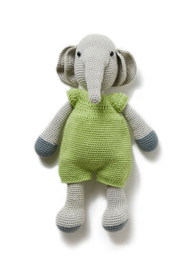 HÆKLET ELEFANT Cotone fra Lana Grossa