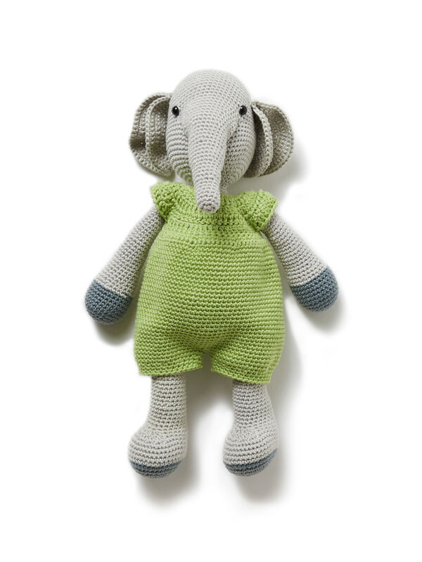 Lana Grossa HÆKLET ELEFANT Cotone
