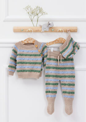 SLÅ-OM-JAKKE Cool Wool Baby fra Lana Grossa