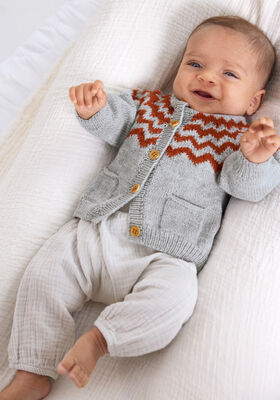JAKKE Cool Wool Baby fra Lana Grossa
