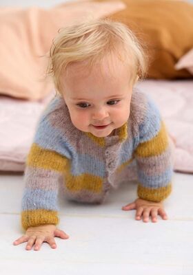 JAKKE Natural Superkid Tweed fra Lana Grossa