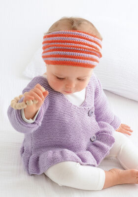 SLÅ-OM-JAKKE Cool Wool Baby fra Lana Grossa