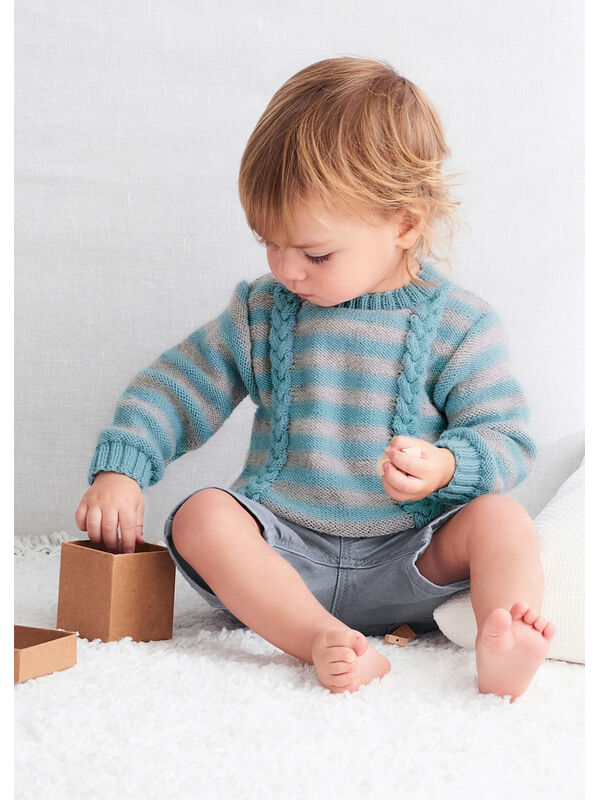 Lana Grossa SWEATER Cool Wool Baby