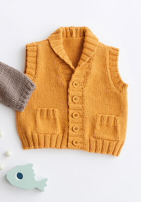 VEST Elastico fra Lana Grossa