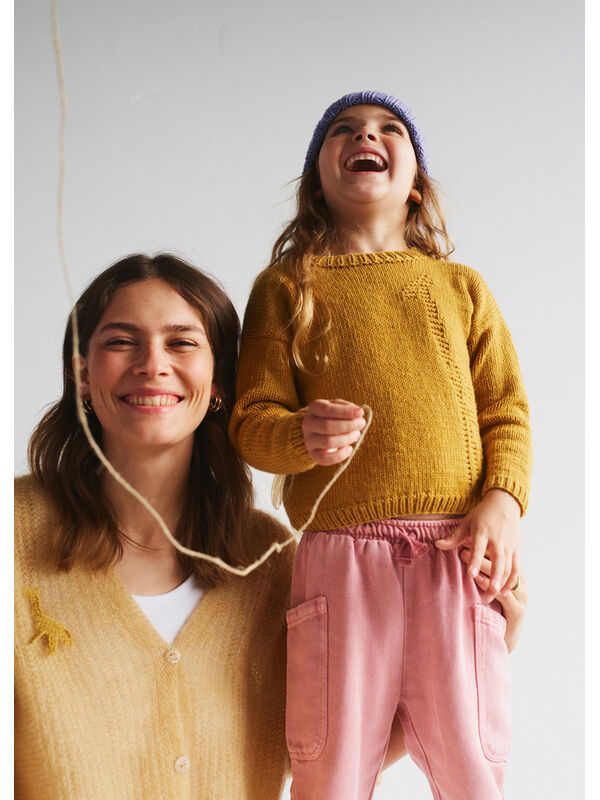 Lana Grossa PULLOVER Cool Wool - Strikkeopskrift (SE)