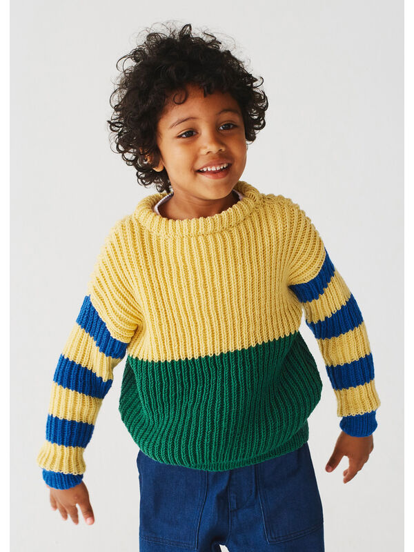 Lana Grossa PULLOVER Cool Wool - Strikkeopskrift (SE)