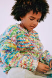Lana Grossa PULLOVER Confetti - Strikkeopskrift (DK)
