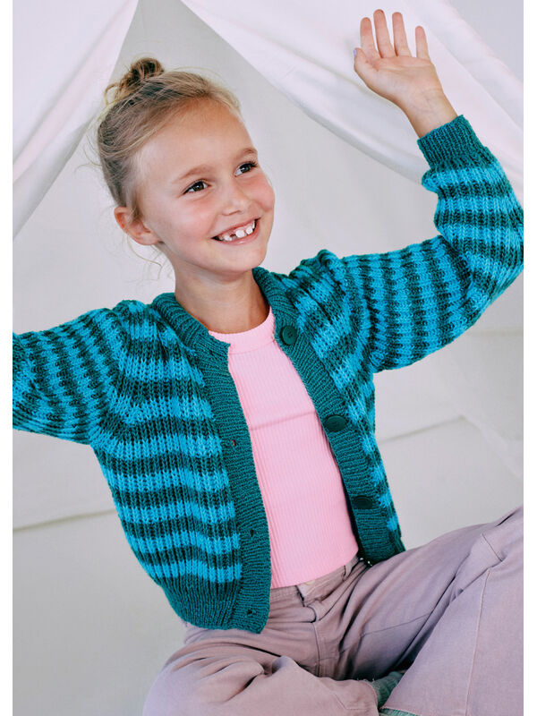 Lana Grossa CARDIGAN Alta Moda Cotolana - Strikkeopskrift (SE)