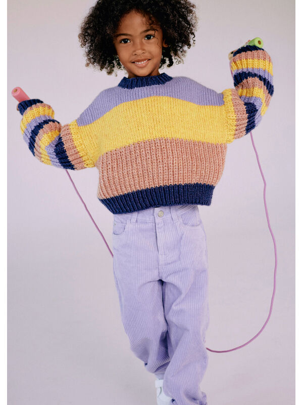 Lana Grossa PULLOVER Cool Merino Big - Strikkeopskrift (SE)
