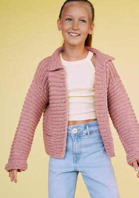 CARDIGAN Cool Merino Big - Strikkeopskrift (SE) fra Lana Grossa