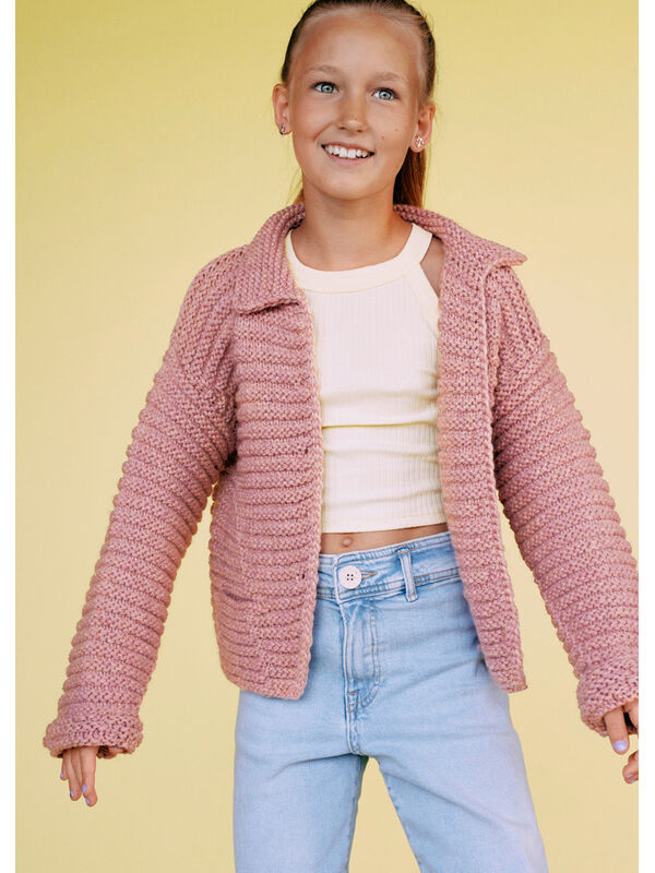 Lana Grossa CARDIGAN Cool Merino Big - Strikkeopskrift (SE)