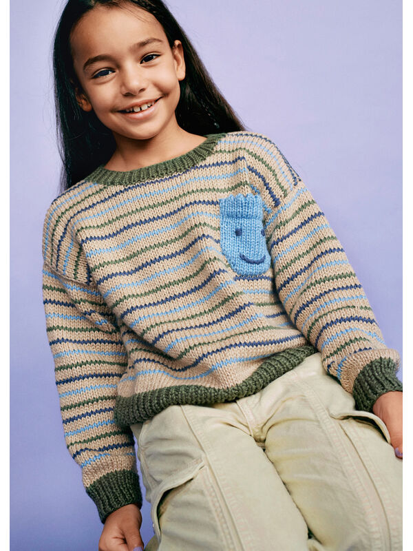 Lana Grossa PULLOVER Puro Vegano - Strikkeopskrift (SE)