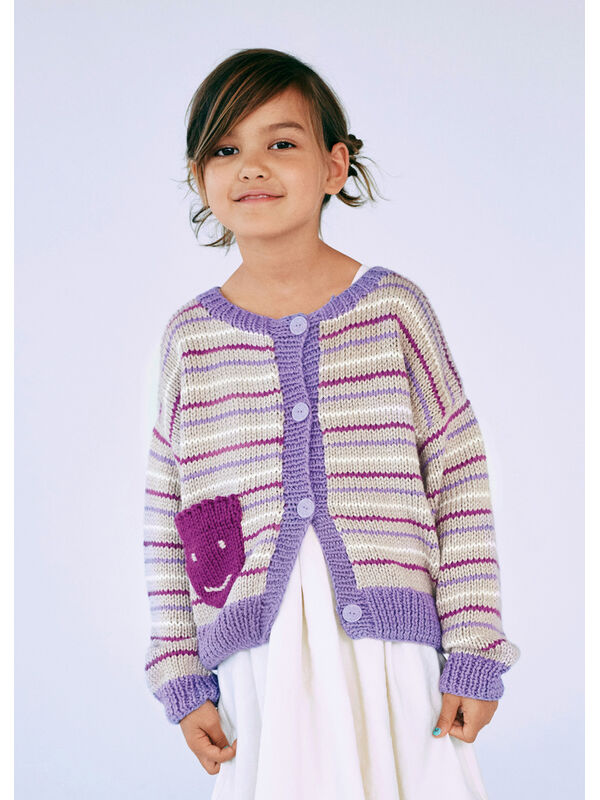 Lana Grossa CARDIGAN Puro Vegano - Strikkeopskrift (SE)