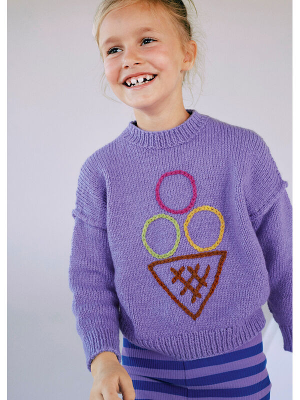 Lana Grossa PULLOVER Cool Merino - Strikkeopskrift (SE)