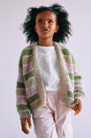 Lana Grossa CARDIGAN Natural Alpaca Lungo - Strikkeopskrift (SE)