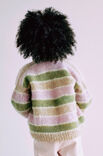 Lana Grossa CARDIGAN Natural Alpaca Lungo - Strikkeopskrift (SE)
