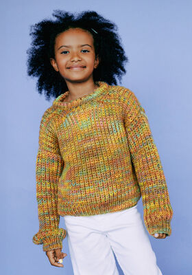 PULLOVER Cool Merino Big Color - Strikkeopskrift (SE) fra Lana Grossa