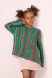 Lana Grossa PULLOVER Colorissimo & Ecopuno - Strikkeopskrift (SE)