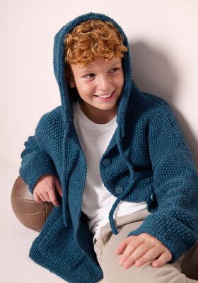 JAKKE Cool Merino Big - Strikkeopskrift (SE) fra Lana Grossa
