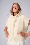 Lana Grossa HOODIE-SLIPOVER Cool Merino Big - Strikkeopskrift (SE)
