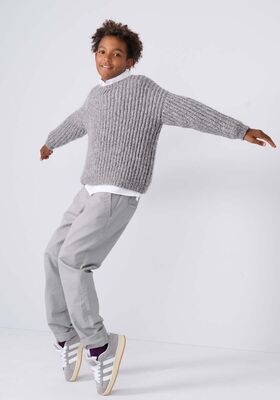 PATENT-PULLOVER Lucida - Strikkeopskrift (SE) fra Lana Grossa